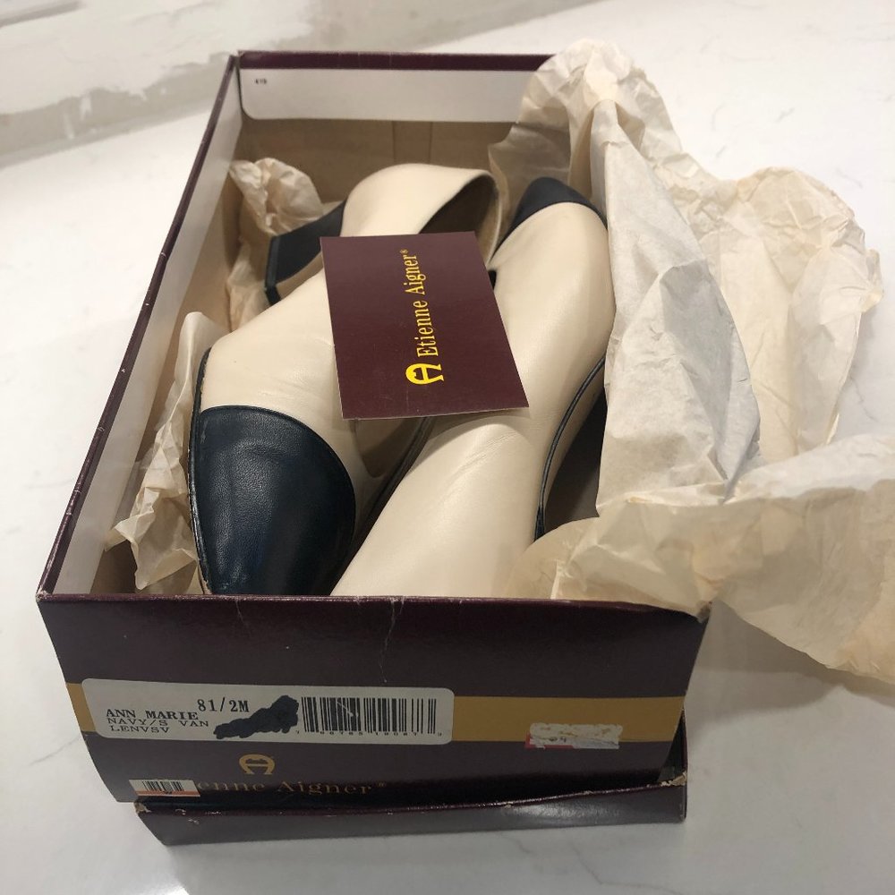 Etienne Aigner Ann Marie two tone, Navy/Cream